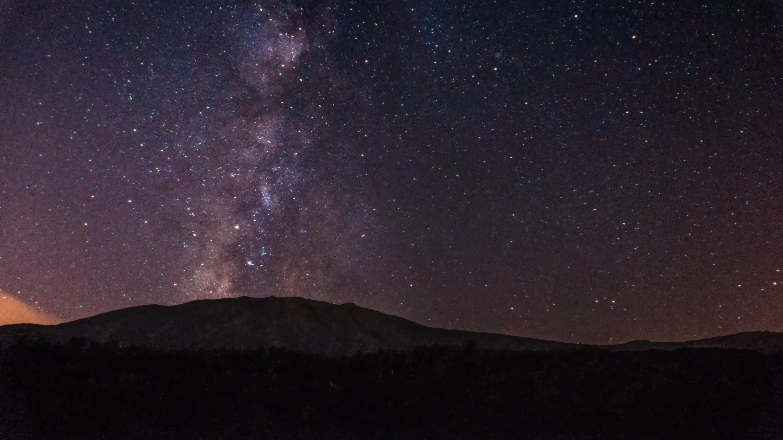 Voie Lactée vue depuis Piano Provenzana, Etna Nord