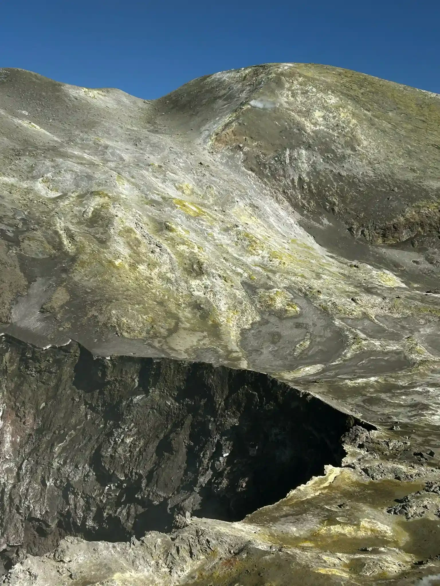 Excursion Etna cratères sommitaux - Bord du cratère sommital